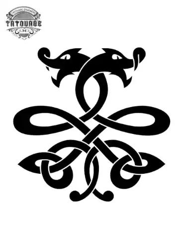 tatouage ephemere dragon viking Tatouage éphémère dragon viking