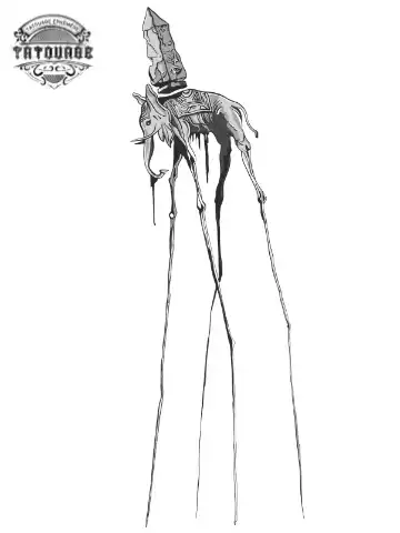 tatouage ephemere elephant dali Tatouage éphémère éléphant dali