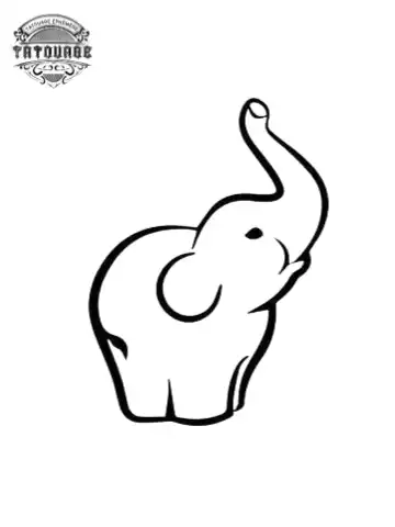 tatouage ephemere elephant discret Tatouage éphémère éléphant discret