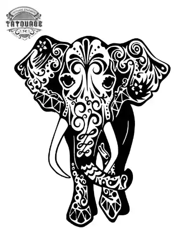 tatouage ephemere elephant thailande Tatouage éphémère éléphant Thaïlande