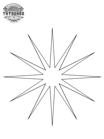 tatouage ephemere etoile fine Tatouage éphémère étoile fine