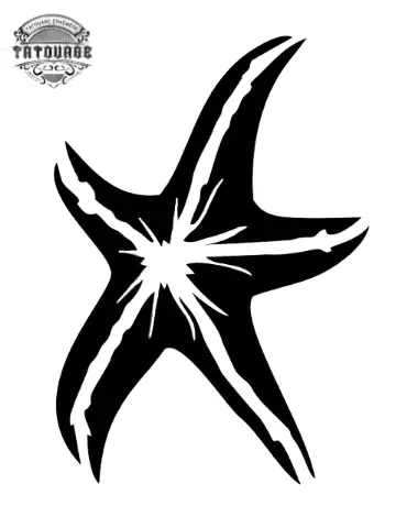 tatouage ephemere etoile marin Tatouage éphémère étoile marin
