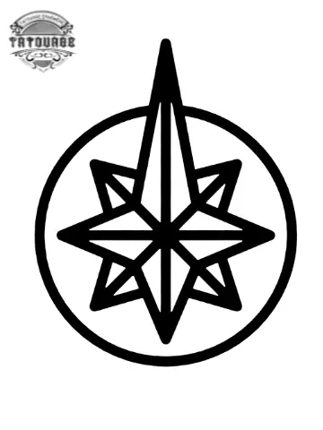 tatouage ephemere etoile polaire Tatouage éphémère étoile polaire