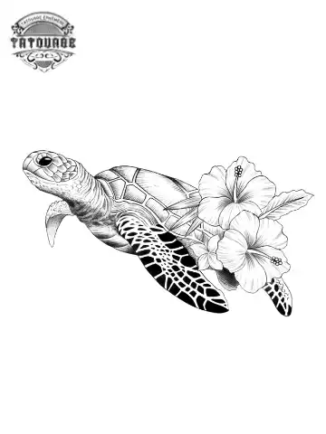tatouage ephemere feminin tortue Tatouage éphémère féminin tortue