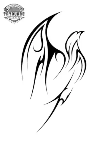 tatouage ephemere fin aigle Tatouage éphémère fin aigle
