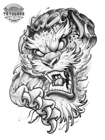 tatouage ephemere griffe tigre Tatouage éphémère griffe tigre