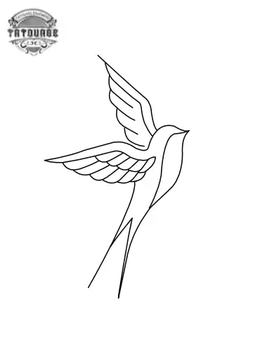 tatouage ephemere hirondelle discret Tatouage éphémère hirondelle discret