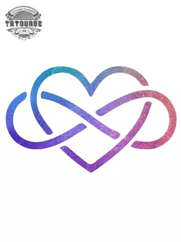 tatouage ephemere infini etoile coeur Tatouage éphémère infini étoile coeur