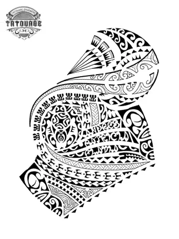 Tatouage éphémère infini tahitien