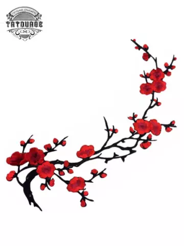 Tatouage éphémère japonais cerisier