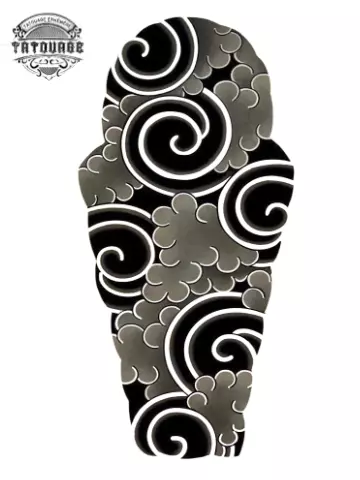 tatouage ephemere japonais element Tatouage éphémère japonais élément