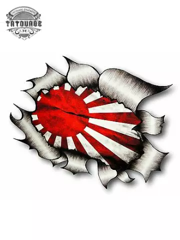 tatouage ephemere japonais imperial Tatouage éphémère japonais impérial