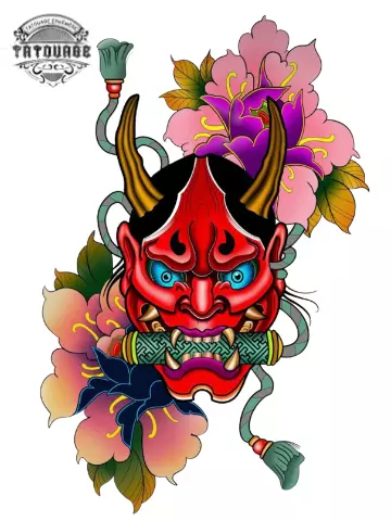 tatouage ephemere japonais mort Tatouage éphémère japonais mort
