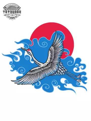 tatouage ephemere japonais oiseau Tatouage éphémère japonais oiseau