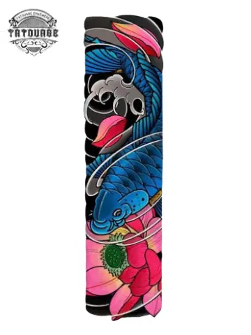 tatouage ephemere japonais rectangle Tatouage éphémère japonais rectangle
