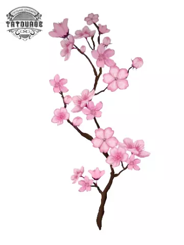 tatouage ephemere japonais sakura Tatouage éphémère japonais sakura