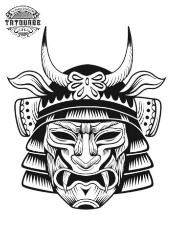 tatouage éphémère japonais samourai Tatouage éphémère japonais samouraï