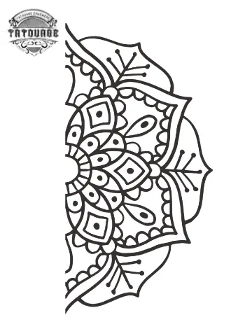 Tatouage éphémère mandala bracelet