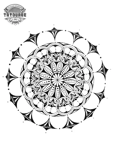 tatouage ephemere mandala origine Tatouage éphémère mandala origine