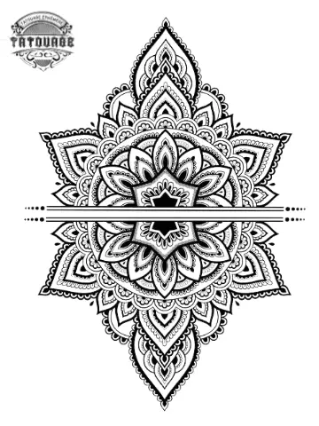 tatouage ephemere mandala soeur Tatouage éphémère mandala sœur