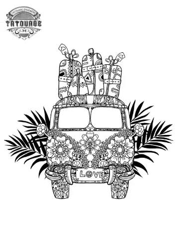 tatouage ephemere mandala voyage Tatouage éphémère mandala voyage
