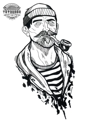 tatouage ephemere marin breton Tatouage éphémère marin breton