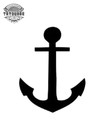 Tatouage éphémère marin simple
