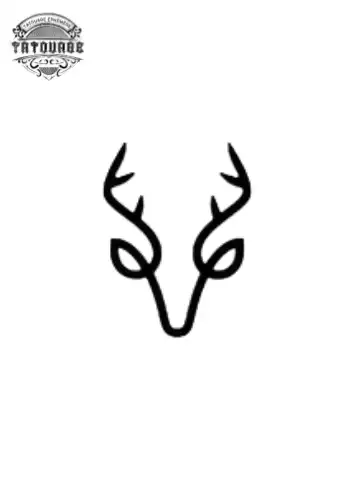 tatouage ephemere mini cerf Tatouage éphémère mini cerf