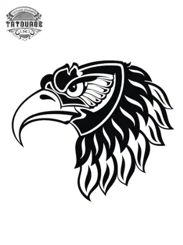 tatouage ephemere motif aigle Tatouage éphémère motif aigle