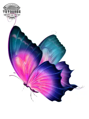 tatouage ephemere papillon couleur Tatouage éphémère papillon couleur