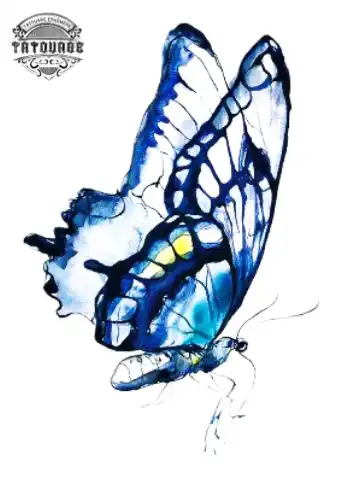 tatouage ephemere papillon dessin Tatouage éphémère papillon dessin