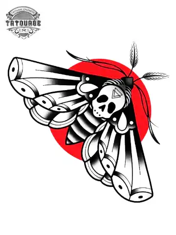 tatouage ephemere papillon japonais Tatouage éphémère papillon japonais