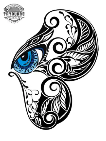 tatouage ephemere papillon oeil Tatouage éphémère papillon œil