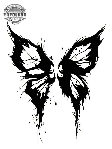 tatouage ephemere papillon original Tatouage éphémère papillon original