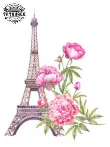 tatouage éphémère paris fleur Tatouage éphémère paris fleur