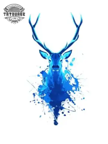 tatouage ephemere patronus cerf Tatouage éphémère patronus cerf