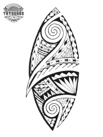 tatouage ephemere polynesien joueur de rugby Tatouage éphémère polynésien joueur de rugby