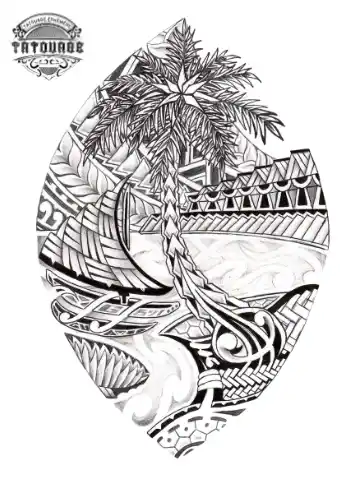 tatouage ephemere polynesien voyage Tatouage éphémère polynésien voyage