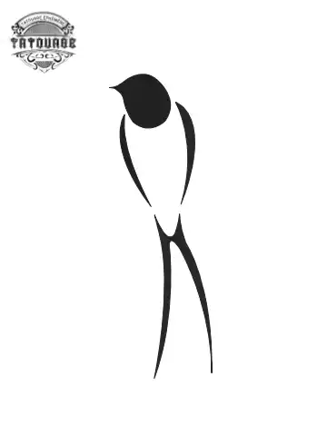 tatouage ephemere symbole hirondelle Tatouage éphémère symbole hirondelle