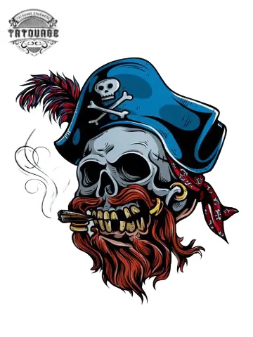 tatouage ephemere tete marins Tatouage éphémère tête marins