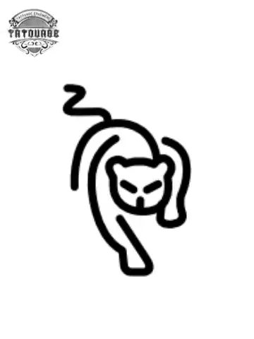 tatouage ephemere tigre discret Tatouage éphémère tigre discret