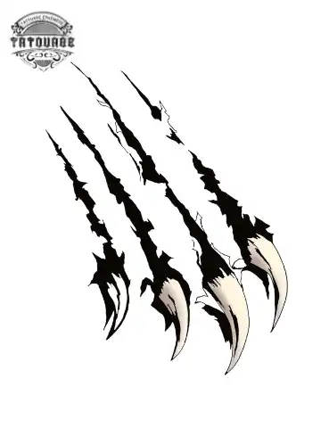 tatouage ephemere tigre griffe Tatouage éphémère tigre griffe