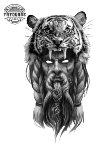 tatouage ephemere tigre visage Tatouage éphémère tigre visage