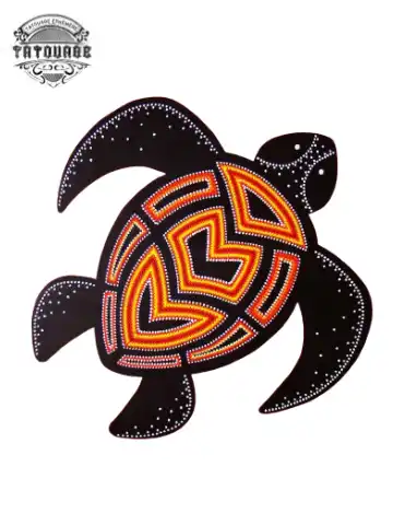 tatouage ephemere tortue africaine Tatouage éphémère tortue africaine