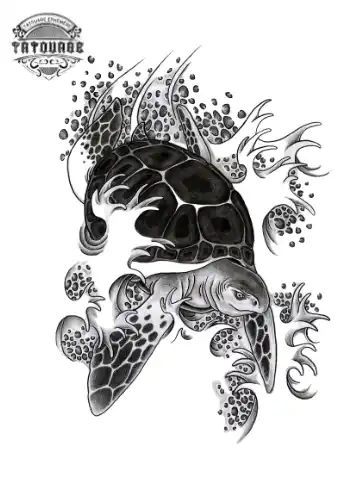 tatouage ephemere tortue de mer Tatouage éphémère tortue de mer