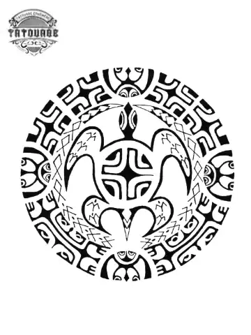 tatouage ephemere tortue tahiti Tatouage éphémère tortue Tahiti