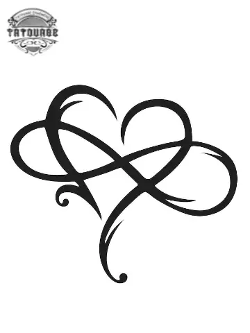 tatouage ephemere tribal amour e_ternel Tatouage éphémère tribal amour éternel