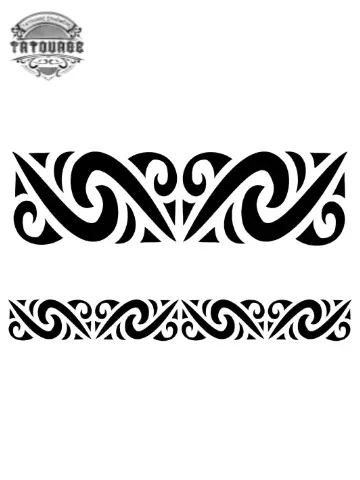 Tatouage éphémère tribal bracelet