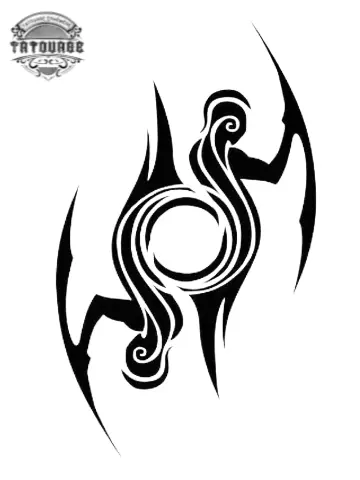 tatouage ephemere tribal ge_meaux Tatouage éphémère tribal gémeaux