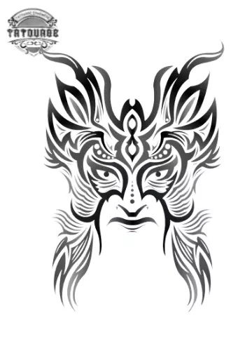tatouage ephemere tribal guerrier Tatouage éphémère tribal guerrier